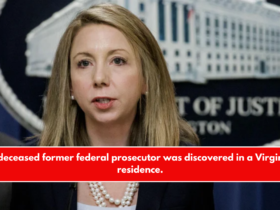 A deceased former federal prosecutor was discovered in a Virginia residence.