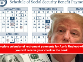 Complete calendar of retirement payments for April Find out when you will receive your check in the bank