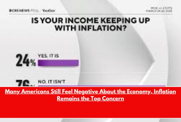Many Americans Still Feel Negative About the Economy, Inflation Remains the Top Concern