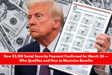 New $5,108 Social Security Payment Confirmed for March 26 — Who Qualifies and How to Maximize Benefits