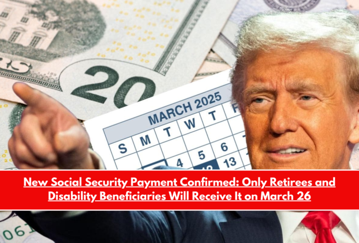New Social Security Payment Confirmed Only Retirees and Disability Beneficiaries Will Receive It on March 26