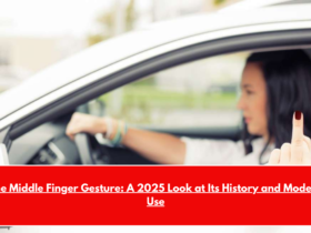 The Middle Finger Gesture A 2025 Look at Its History and Modern Use
