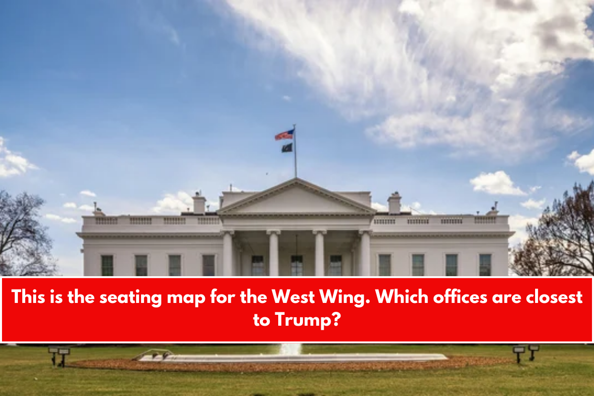 This is the seating map for the West Wing. Which offices are closest to Trump