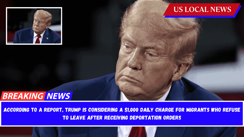 According to a report, Trump is considering a $1,000 daily charge for migrants who refuse to leave after receiving deportation orders