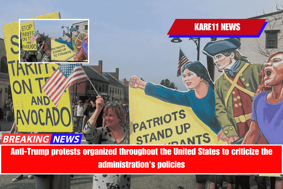 Anti-Trump protests organized throughout the United States to criticize the administration's policies