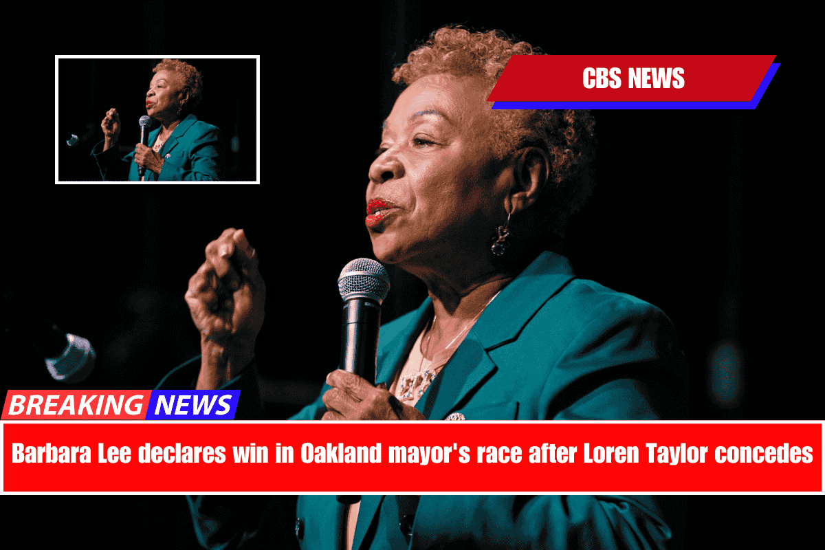 Barbara Lee declares win in Oakland mayor's race after Loren Taylor concedes