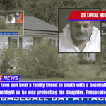 Dad and teen son beat a family friend to death with a baseball bat and flashlight as he was protecting his daughter. Prosecutors
