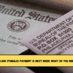 Deadline for $1,400 stimulus payment is next week What do you need to claim it