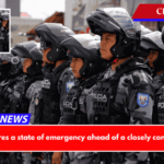 Ecuador declares a state of emergency ahead of a closely contested election