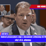 Former D.C. federal prosecutors sign a document criticizing Ed Martin as the city's U.S. attorney