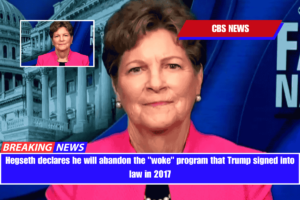 Hegseth declares he will abandon the woke program that Trump signed into law in 2017