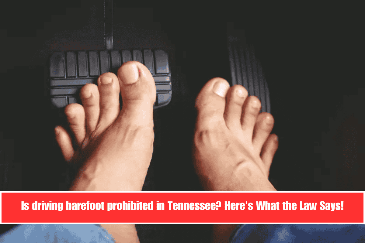 Is driving barefoot prohibited in Tennessee Here's What the Law Says!