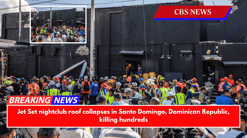 Jet Set nightclub roof collapses in Santo Domingo, Dominican Republic, killing hundreds