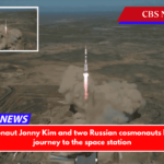 NASA astronaut Jonny Kim and two Russian cosmonauts blast out on journey to the space station