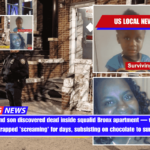 NYC mother and son discovered dead inside squalid Bronx apartment — where 4-year-old girl was trapped 'screaming' for days, subsisting on chocolate to survive sources