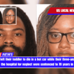 Parents who left their toddler to die in a hot car while their three-year-old sibling was in the hospital for neglect were sentenced to 70 years in prison