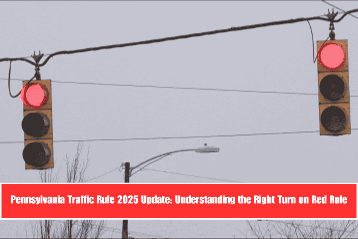 Pennsylvania Traffic Rule 2025 Update Understanding the Right Turn on Red Rule