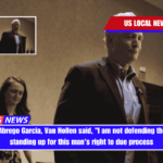 Regarding Abrego Garcia, Van Hollen said, I am not defending the man. I'm standing up for this man's right to due process