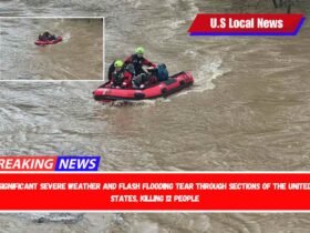 Significant severe weather and flash flooding tear through sections of the United States, killing 12 people