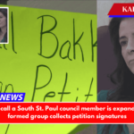 The effort to recall a South St. Paul council member is expanding as a newly formed group collects petition signatures
