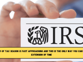 The end of Tax Season is fast approaching and this is the only way you can get an extension of time