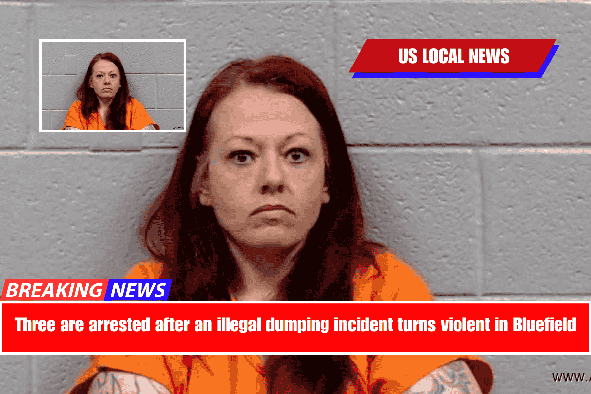 Three are arrested after an illegal dumping incident turns violent in Bluefield