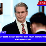 Treasury Secretary Scott Bessent disputes that Trump backed down on tariffs due to bond market panic