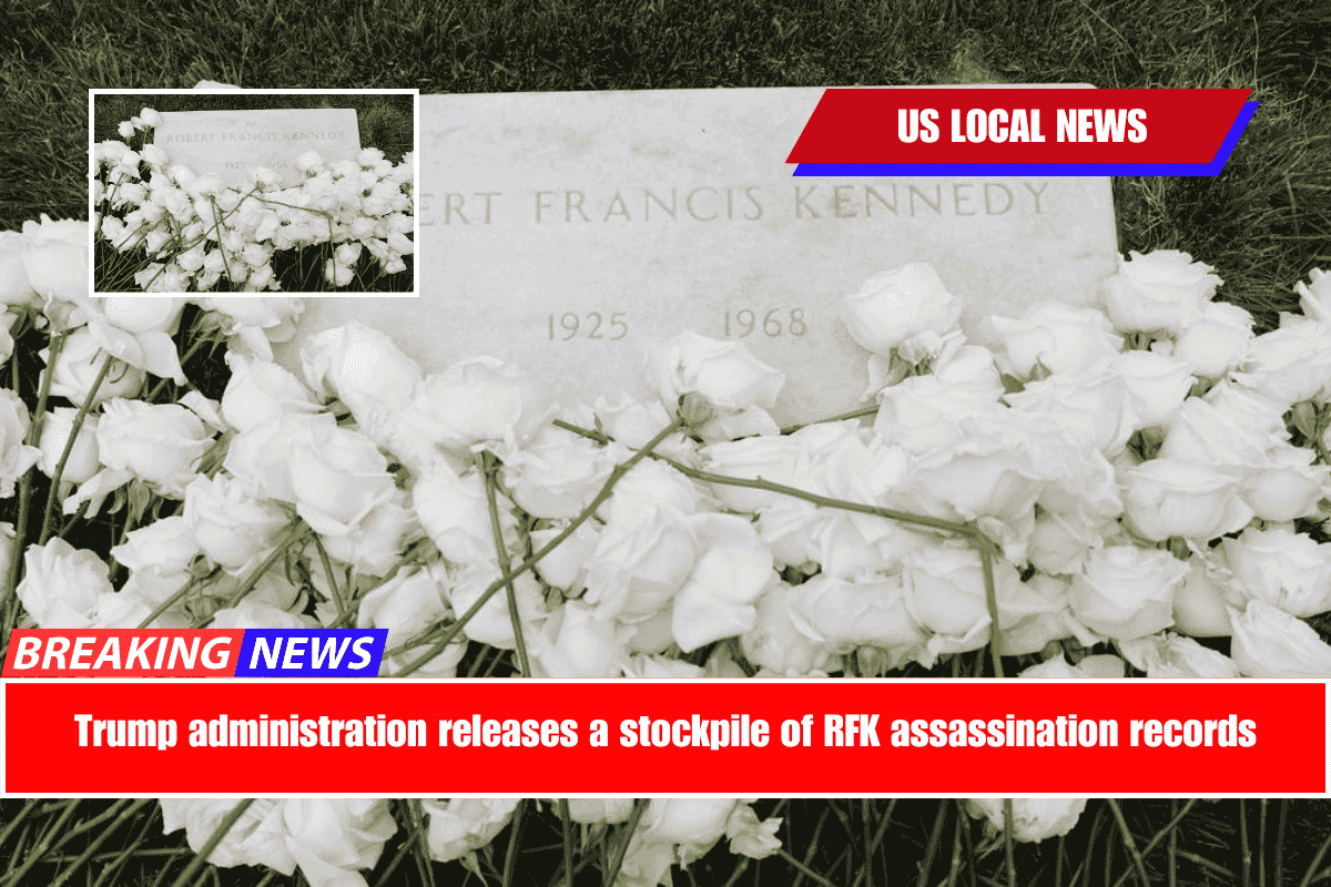 Trump administration releases a stockpile of RFK assassination records