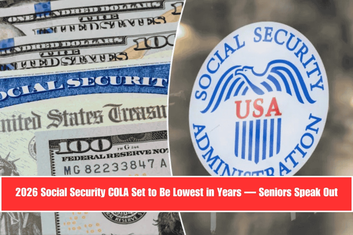 2026 Social Security COLA Set to Be Lowest in Years — Seniors Speak Out