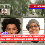 A mother who defeated cancer A 20-year-old man who claims to have accidentally fired his gun twice killed her four times with a random bullet at her house Police