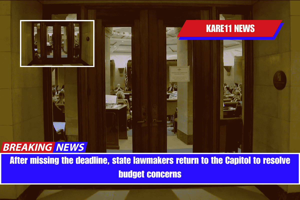 After missing the deadline, state lawmakers return to the Capitol to resolve budget concerns