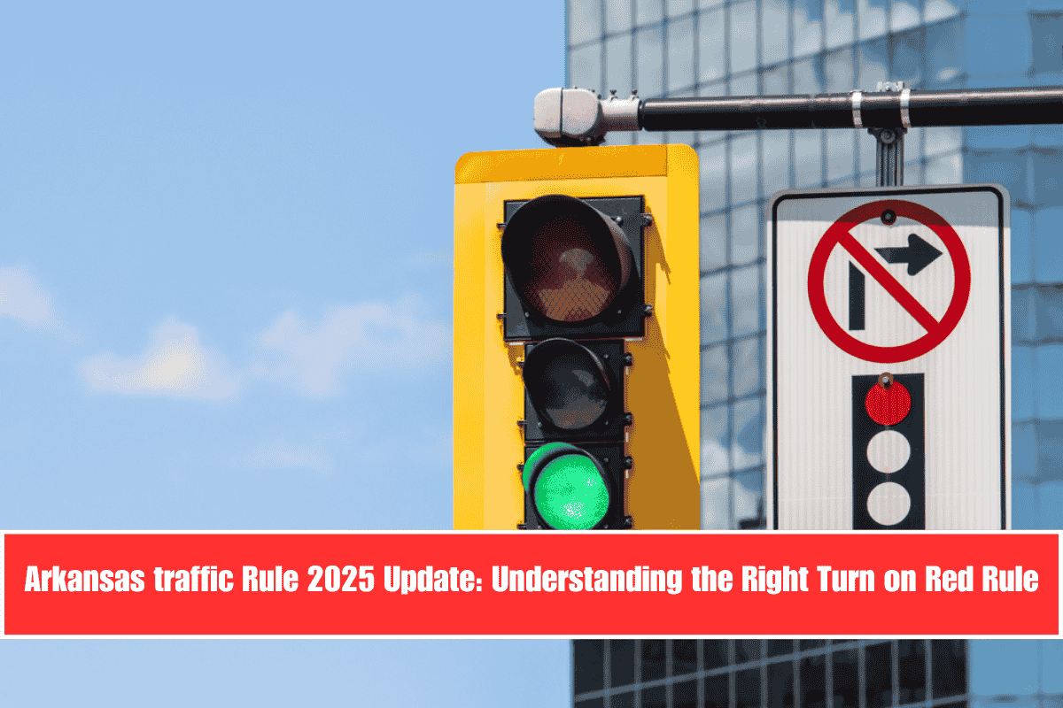 Arkansas traffic Rule 2025 Update Understanding the Right Turn on Red Rule