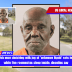 Boom' Florida man clutching milk jug of 'unknown liquid' sets home on fire while five roommates sleep inside, deputies say