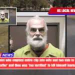 Church pianist who emptied entire clip into wife and two kids to 'make sure they didn't suffer' and then was 'too terrified' to kill himself learns his destiny