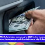 DIRECT PAYMENT. Americans can win up to $500 in free money from Chase - here are the exact steps to follow before the July 17 deadlineDIRECT PAYMENT. Americans can win up to $500 in free money from Chase - here are the exact steps to follow before the July 17 deadline