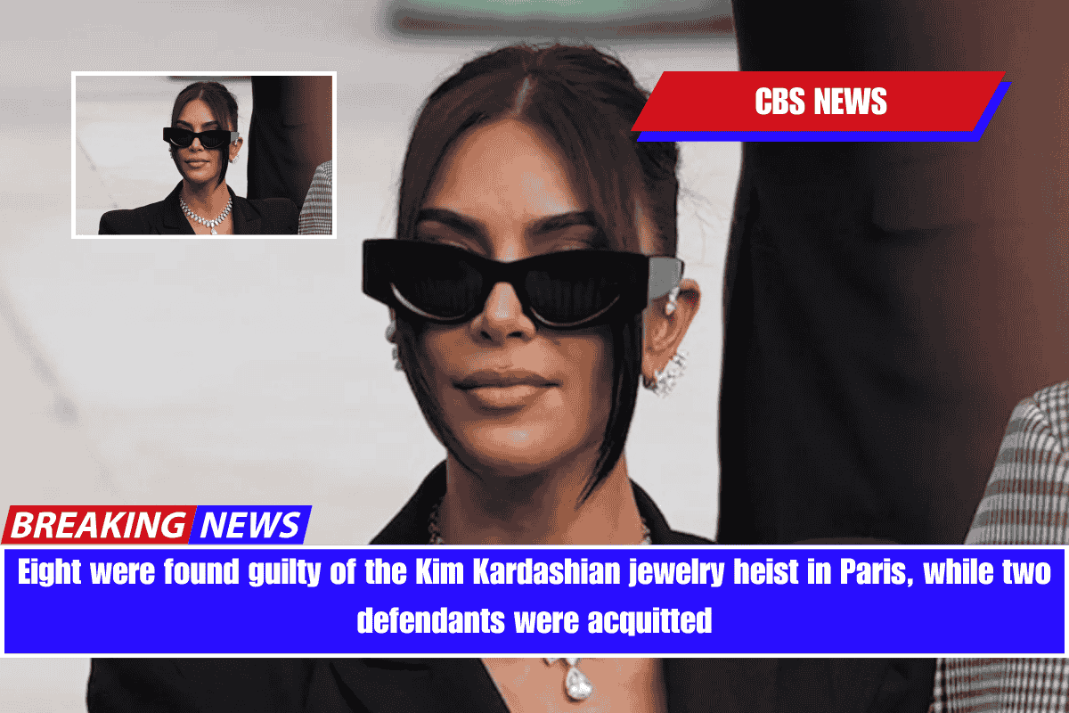 Eight were found guilty of the Kim Kardashian jewelry heist in Paris, while two defendants were acquitted