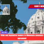 Governor Walz and legislative leaders in Minnesota announce a budget agreement