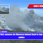 Governor Walz summons the Minnesota National Guard to help combat a wildfire