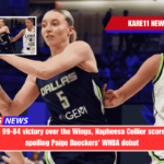 In the Lynx's 99-84 victory over the Wings, Napheesa Collier scored 34 points, spoiling Paige Bueckers' WNBA debut