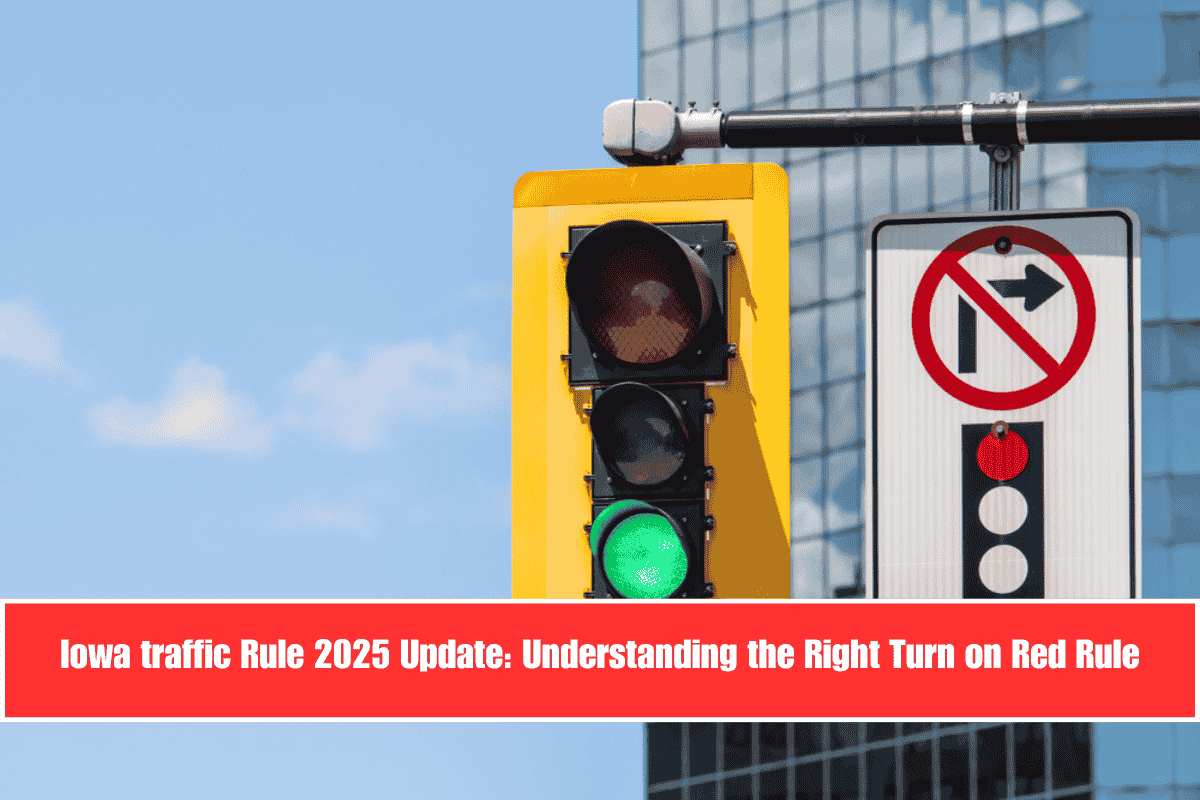 Iowa traffic Rule 2025 Update Understanding the Right Turn on Red Rule