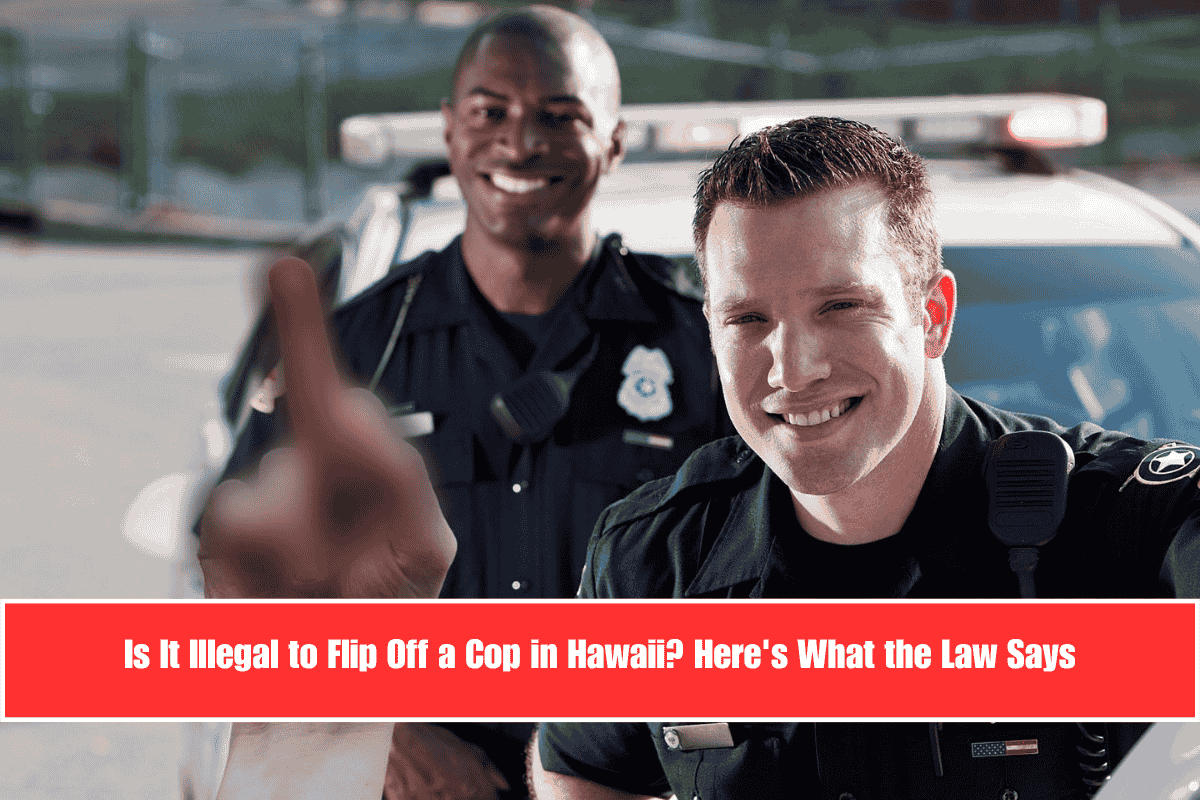 Is It Illegal to Flip Off a Cop in Hawaii Here's What the Law Says