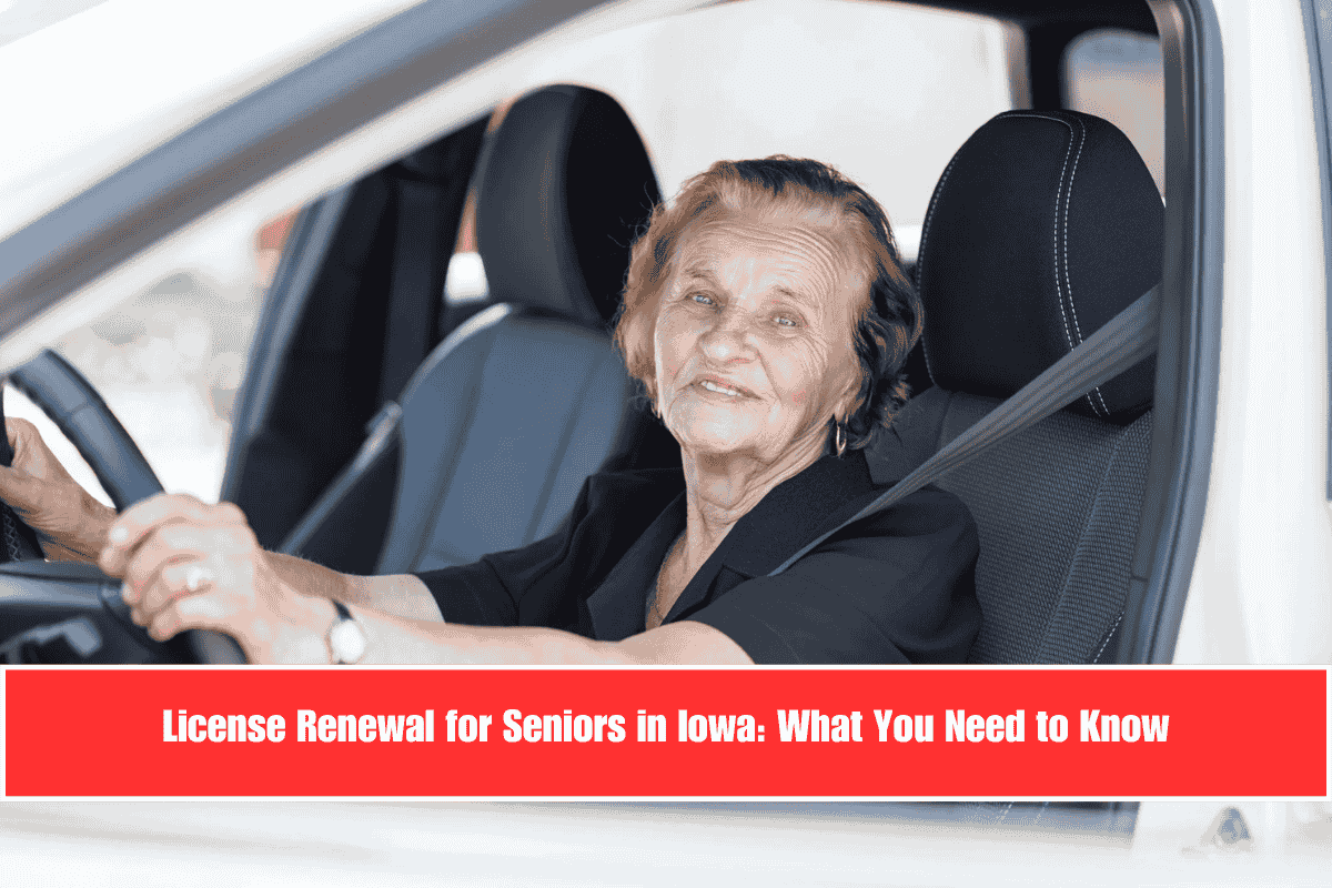 License Renewal for Seniors in Iowa What You Need to Know