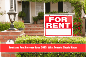 Louisiana Rent Increase Laws 2025 What Tenants Should Know