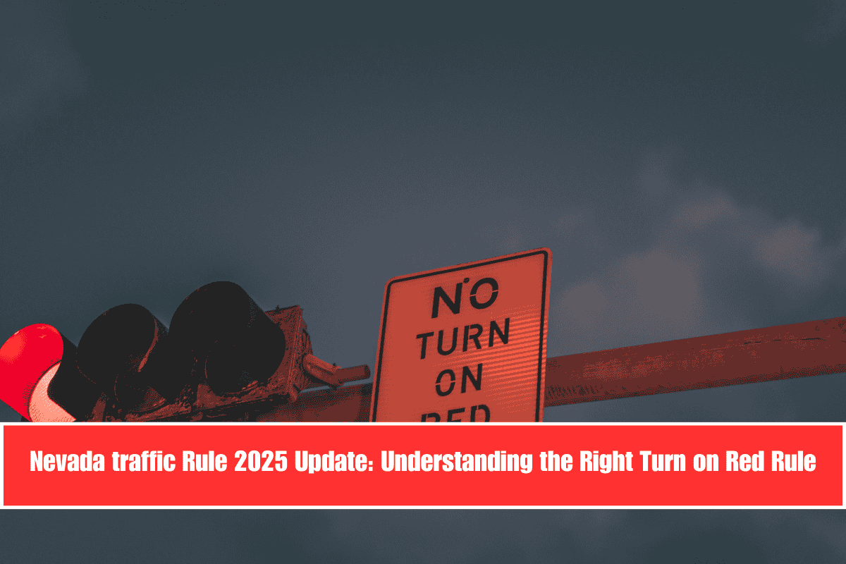 Nevada traffic Rule 2025 Update Understanding the Right Turn on Red Rule