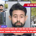 Police said that a Porsche driver shot a man who was attempting to park his truck in a narrow location outside Airbnb because he was taking too long.