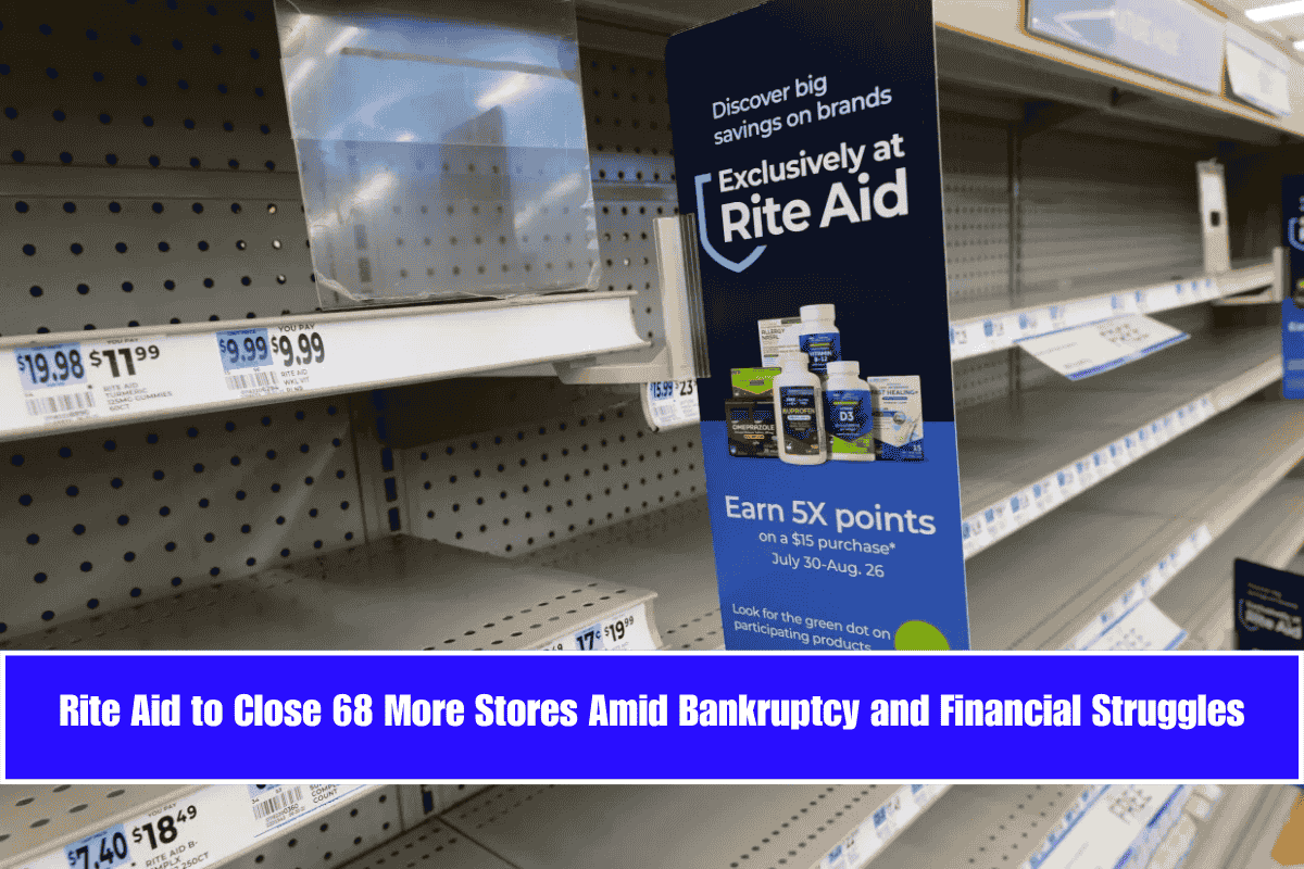 Rite Aid to Close 68 More Stores Amid Bankruptcy and Financial Struggles