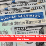 Social Security Update Who Reaches Full Retirement Age This November and What It Means