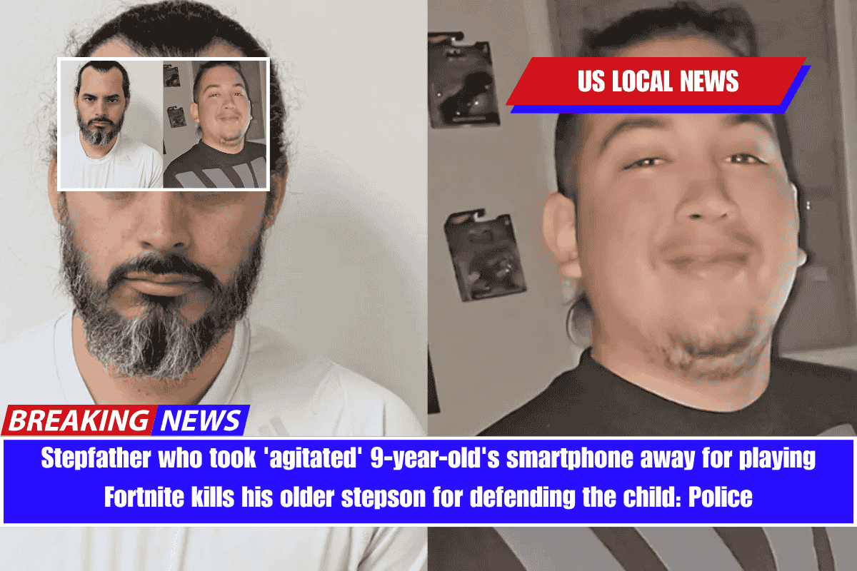 Stepfather who took 'agitated' 9-year-old's smartphone away for playing Fortnite kills his older stepson for defending the child Police