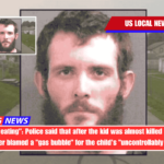 Stuck from eating Police said that after the kid was almost killed by beatings, the father blamed a gas bubble for the child's uncontrollably crying.