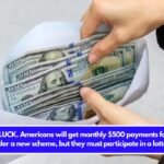 TEST YOUR LUCK. Americans will get monthly $500 payments for two years under a new scheme, but they must participate in a lottery